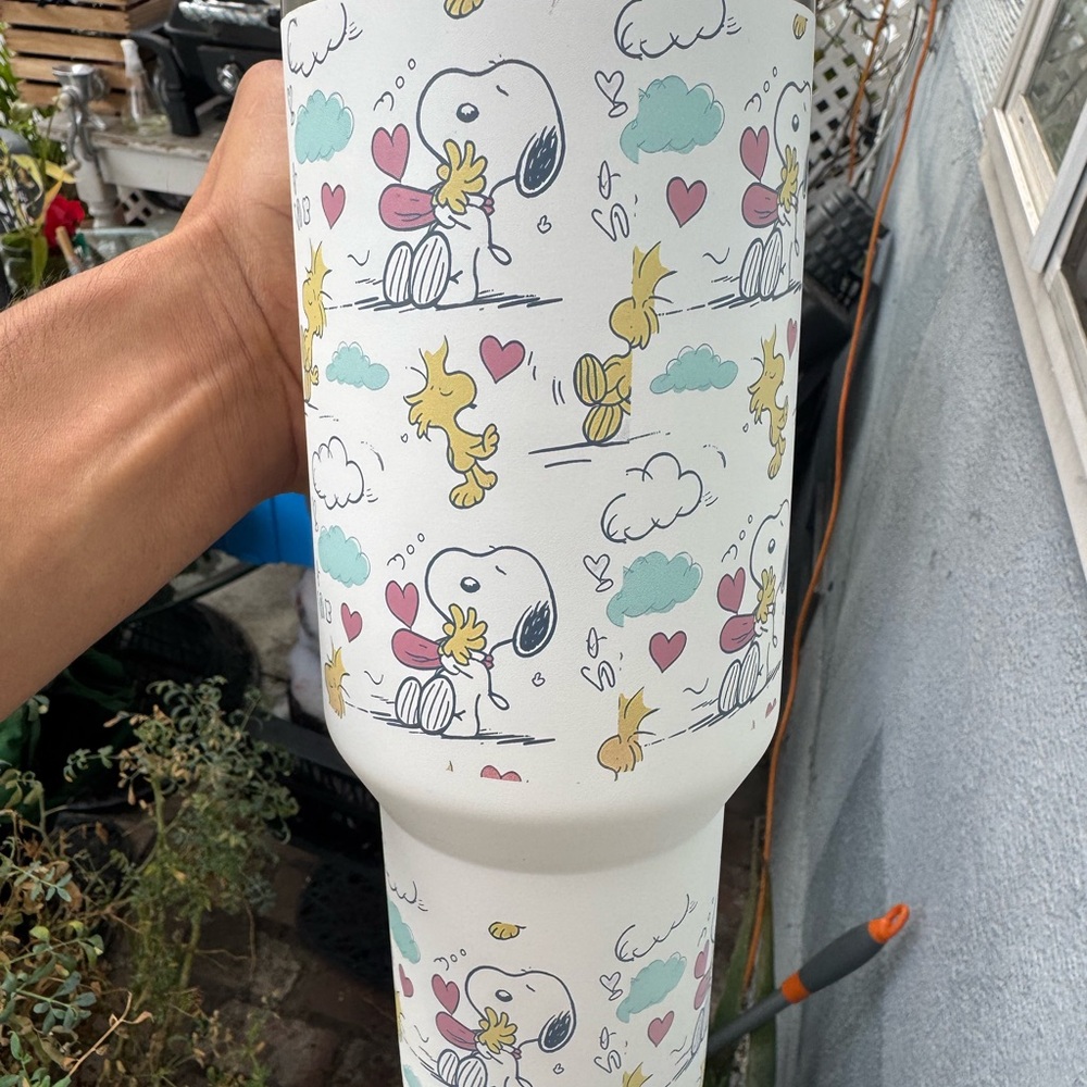 Snoopy and Woodstock Tumbler 40 oz